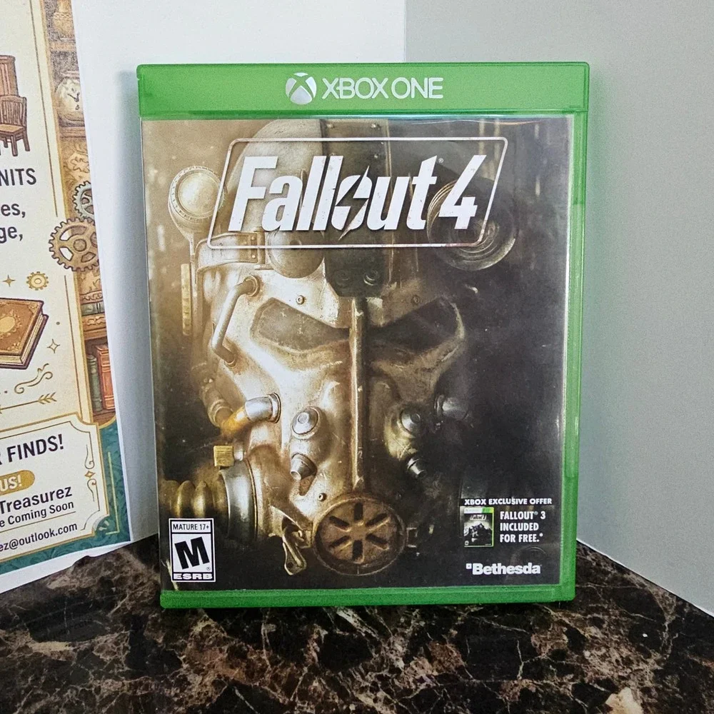 Fallout 4 Xbox One Bethesda Softworks Action RPG Video Game Disc 2015
